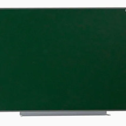Фото №0 Доска настенная 1-элементная с полочкой из массива под мел. Зеленая меловая
