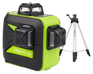 фото Комплект: лазерный уровень RGK PR-3G с калибровкой + штатив RGK LET-150