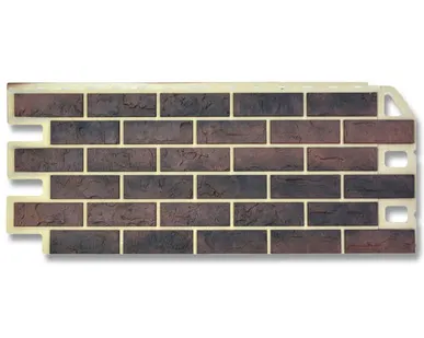 фото Фасадная панель (АП) "КИРПИЧ" Жженый 1140*480 мм (раб.размер 1010*450)