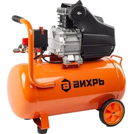 Фото №0 Компрессор Вихрь КМП-300/50, масляный, 2000Вт, 300л/мин, 8 бар, ресивер 50л