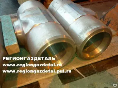 Фото №0 Тройник 150х100 точеный нержавеющий