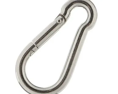 фото Карабин 10х100мм оцинкованный DIN 5299C защелка