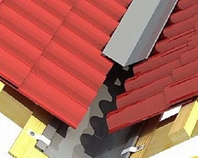 фото Ендова нижняя оцинкованная