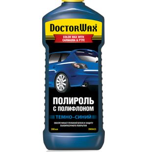 фото Полироль с тефлоном темно-синяя Doctor Wax,300мл.