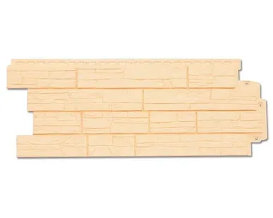 фото Фасадная панель Grand Line Сланец Бежевый 1109*418 (раб.размер 990*386 мм)