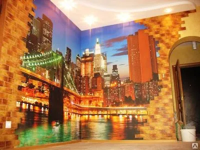 Фото №0 Поклейка обоев