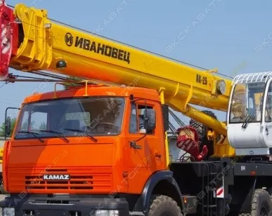 фото Аренда автокрана (автомобильного крана) Клинцы КС-35719-7-02, Ногинск