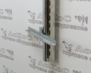 фото Пара центральных кронштейнов прямых L=300мм, хром