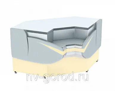 фото Прилавок Eqta Gamma-2 IC КНП (угол внутренний)