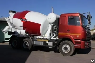Фото №0 Автобетоносмеситель 69366М шасси САМС-HN3250P34C6MJ (9м3привод от шасси