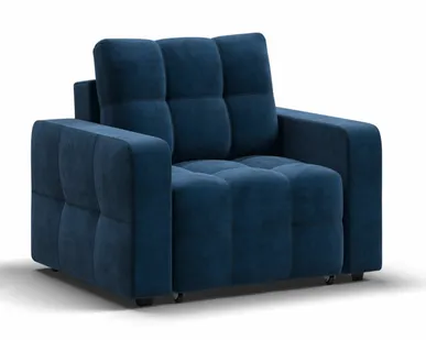 фото Кресло-кровать Dandy велюр Monolit синий