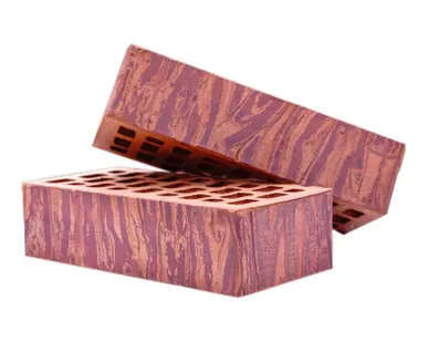 фото Кирпич лицевой керамический Ария Рубин пустотелый одинарный