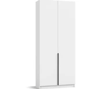 фото Босс Стандарт 90*220 шкаф распашной 2Д + ящики Белый