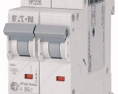 фото Выключатель автоматический модульный 2п C 16А 4.5кА HL-C16/2 EATON 194771