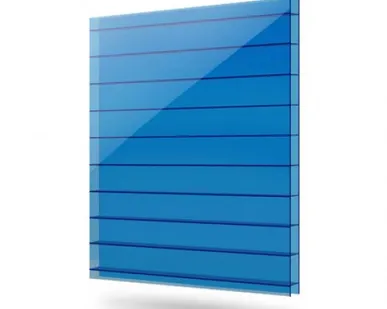 фото Сотовый поликарбонат NOVATTRO Синий 16 мм (2,1*6 м)