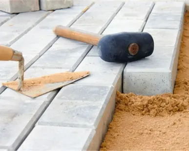 фото Укладка брусчатки