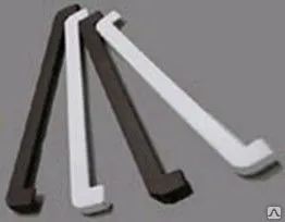 Фото №0 Накладка торцевая к отливу белая 150 мм