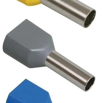 Фото №0 Наконечник-гильза изол. НГИ2 1.5-8 корич. (уп.100шт) IEK UTE10-D2-4-100