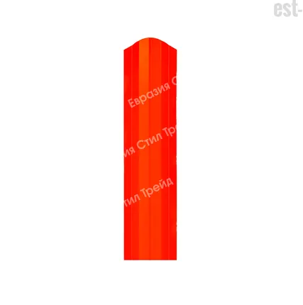 Фото №0 Штакетник "М-планка" RAL 2004 Оранжевый