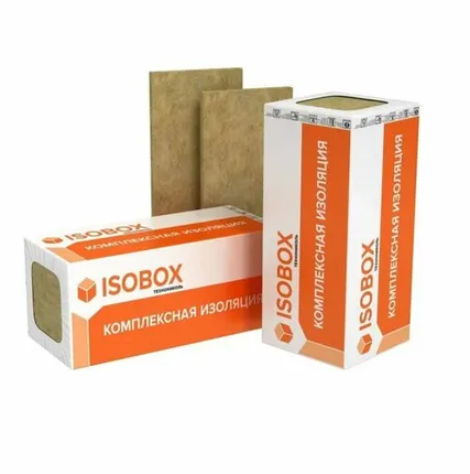 Фото №0 Плиты минеральные Изобокс Экстралайт 1200*600*50 мм (8,64м2/уп) (16шт/пал)