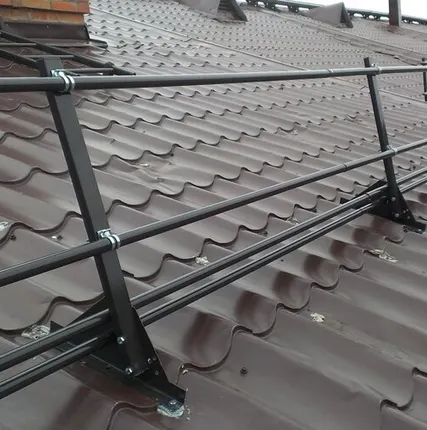 Фото №0 кровельные ограждения и снегозадержатели