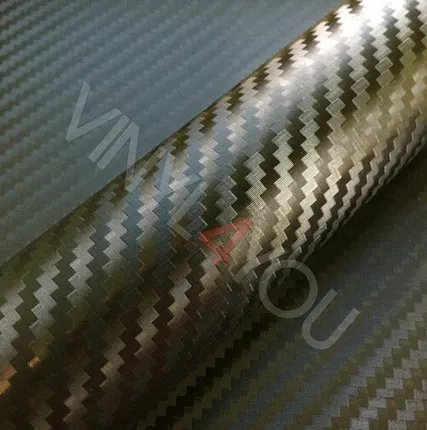 Фото №0 Пленка Черный карбон 3D крупная ячейка