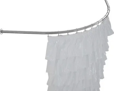 фото Карниз для ванны Aquanet Palau 140x140 хром 00157485