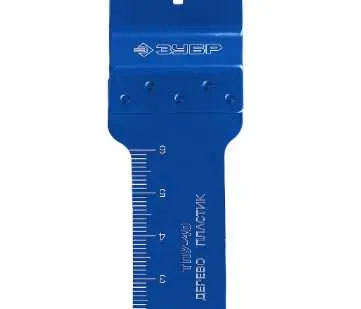 фото Полотно пильное Т-образное 15566-40 Зубр ТПУ-40 UniLock, 40x68 мм, шаг зуба 1.4 мм, OIS-хвостовик