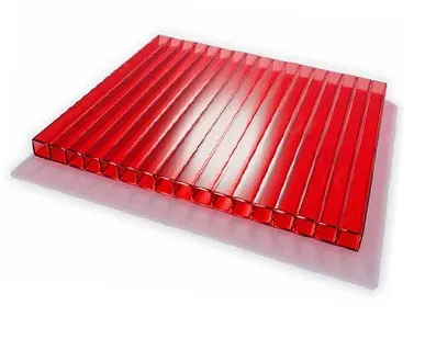 фото Поликарбонат 2100х6000х6мм (гранат) Соталайт 0,86кг/м2