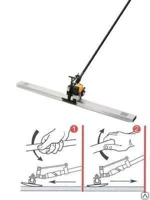 Фото №0 Виброрейка реверсивная плавающая серии QZ H 2.5м 4-х тактный, бензин, Honda