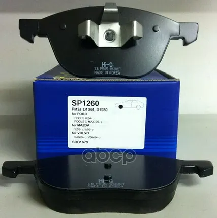 Фото №0 SP1260 SANGSIN BRAKE Колодки тормоз. перед. Focus II, III Sangsin brake арт. SP1260