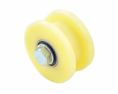 фото РОЛИК КАПРОЛОН D 70ММ ПОД ТРУБУ 40*40 НА ПЛАСТИНАХ