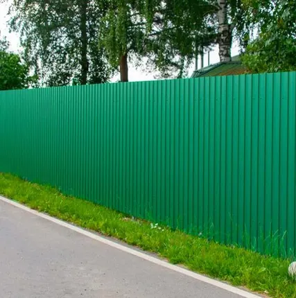 Фото №0 Забор из профнастила Эконом