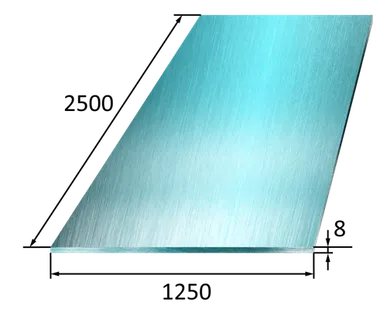 фото Лист нержавеющий г/к 8х1250х2500