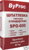 фото Шпатлевка гипсовая стандартная SPG-600 25 кг ByProc (Бипрок)