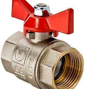фото Кран шаровый 1" в-в бабочка VALTEC
