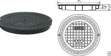 фото Люк 315 полипропилен А15 (1,5т)