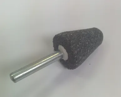 фото Шарошка абразивная по металлу, конус с закруглением 25х32х6мм, А36 Kronenfl