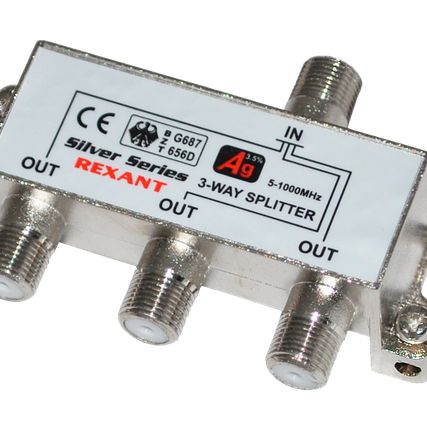 Фото №0 Делитель Rexant Silver 3TV 5-1000Mhz (10)