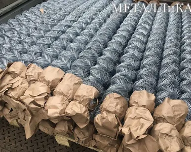 фото Сетка рабица оцинкованная 50*50 Ø2,5мм 10м*1,5м