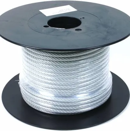 Фото №0 2/3 Трос для растяжки в оплетке пвх