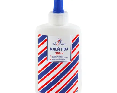 фото Клей ПВА 250 мл, дозатор, морозоустойчивость Attomex