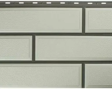 фото Фасадная панель Камень Венецианский (белый)