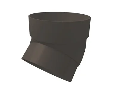 фото Колено трубы 45 град. ПВХ Grand Line графит (RAL 7024)