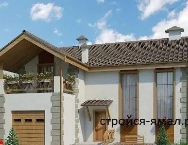 фото Каркасный дом 161.8 м2 двухэтажный