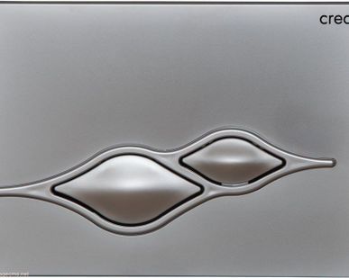 фото Кнопка GP 1003 UFO хром матовая для инсталляции Creavit