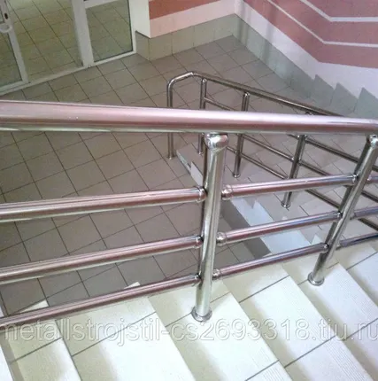 Фото №0 Изготовление перил стальных нержавеющих