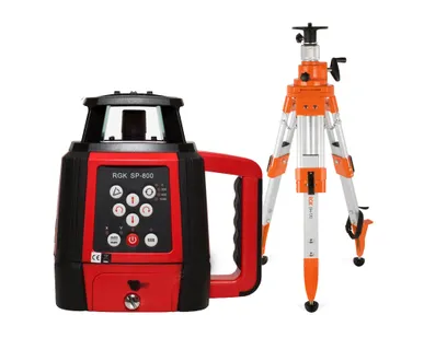 фото Ротационный нивелир RGK SP-800 + штатив RGK SH-170