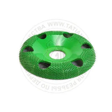 Фото №0 DW490H-7/8 - Рашпильный диск Ø100мм, скругленный край, для углошлифовальных машин (coarse), с отвер