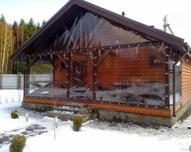 фото Мягкие окна для террасы